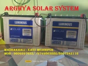 Read more about the article LUMINOUS SOLAR BATTERY 200 AH 72 M